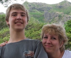 Wende Parsley and Ethan, a mother's grief