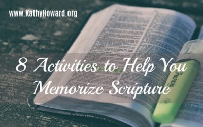 8 Activities to Help You Memorize Scripture