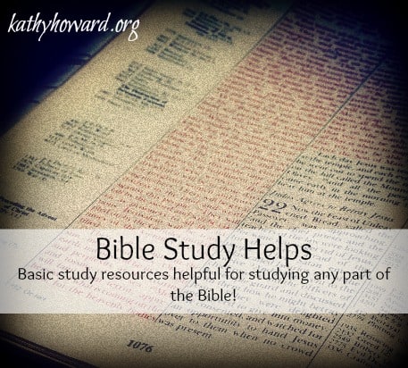 Bible study resources