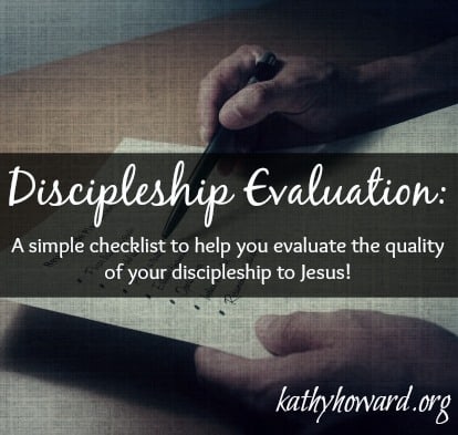 Discipleship tool
