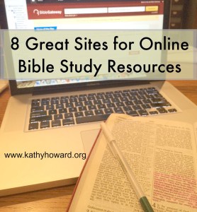 Bible study resources online