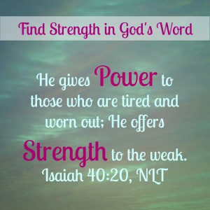 Strength in God's Word