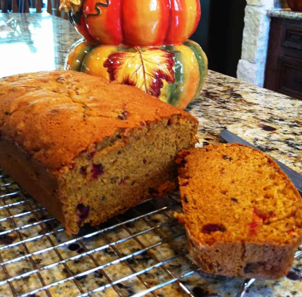 Pumpkin Cranberry Bread