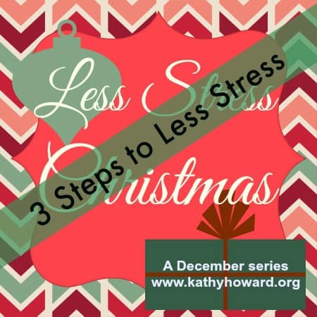 3 Steps to a Less Stress Christmas