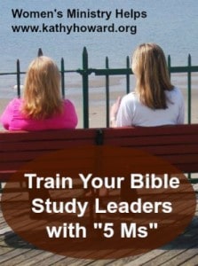 Bible study leadership