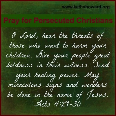 A Prayer for the Persecuted