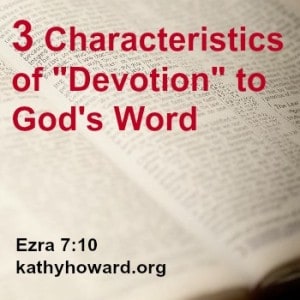 Devotion to God's Word