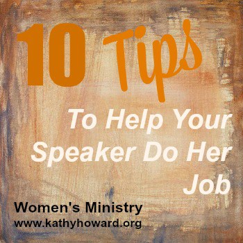 10 Tips to Help Your Speaker Do Her Job