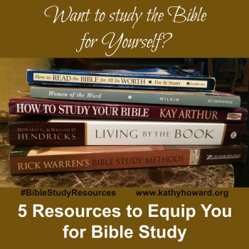 5 Resources to Equip You for Bible Study