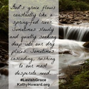 Grace flows constantly