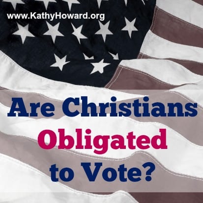 Are Christians Obligated to Vote on November 8th?