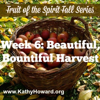 Fruit of the Spirit Week 6: Beautiful, Bountiful Harvest