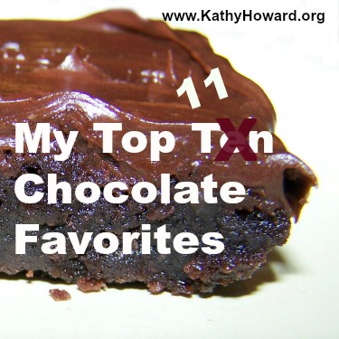 My Top Ten – Plus One – Chocolate Favorites