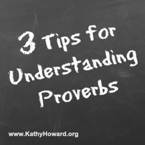 understanding proverbs
