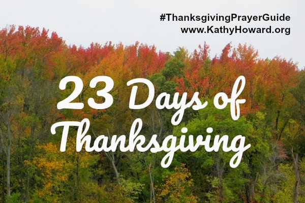 23 Days of Thanksgiving