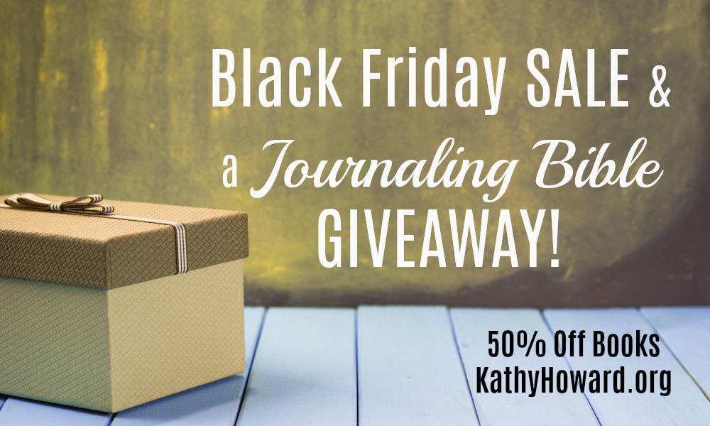 Black Friday Sale and a Bible Giveaway