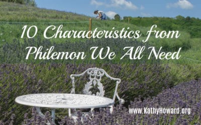 10 Characteristics from Philemon We All Need