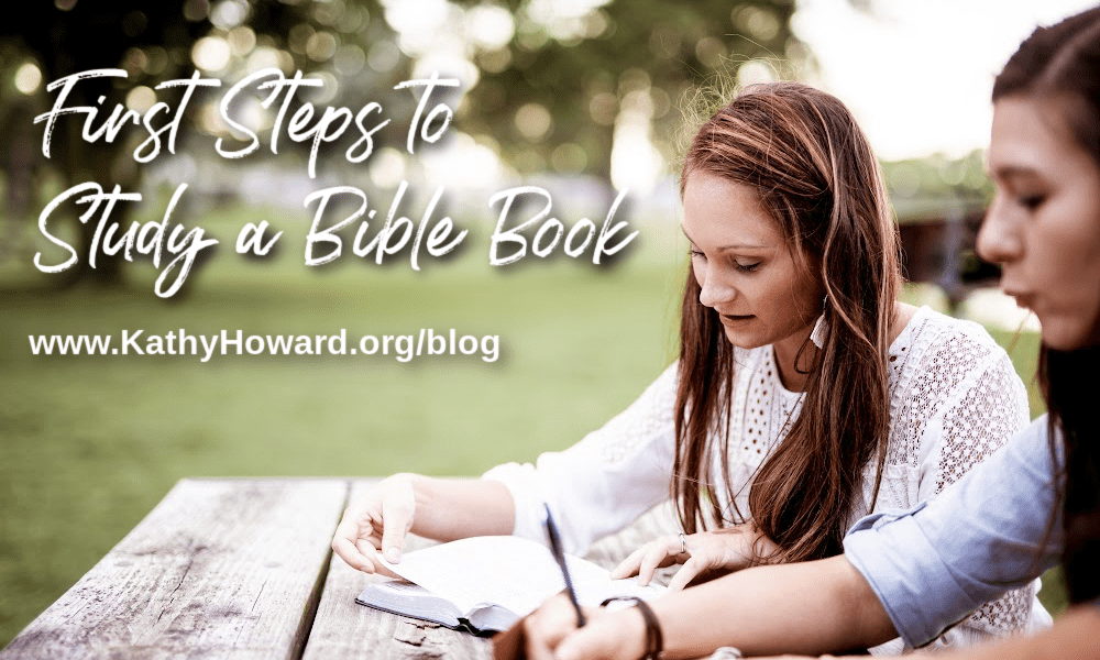 First Steps to Study a Bible Book
