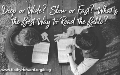 Wide or Deep? Fast or Slow? Best Way to Read the Bible