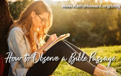 How To OBSERVE a Bible Passage