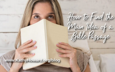 How to Find the Main Idea of a Bible Passage